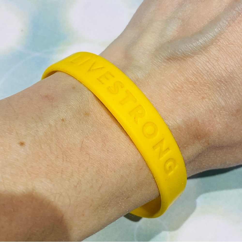 Livestrong Yellow Rubber Bracelet by Livestrong Foundation